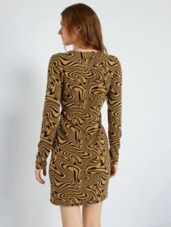 Robe Courte Fantaisie -Kiabi robe courte fantaisie beige adp44 1 frb4