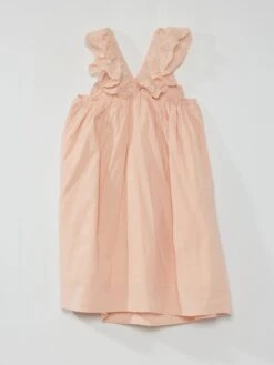 Robe De Cérémonie En Coton -Kiabi robe de ceremonie en coton rose zq510 3 frb2 1