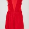 Robe De Cérémonie Mi-longue -Kiabi robe de ceremonie mi longue rouge zh395 3 frb3