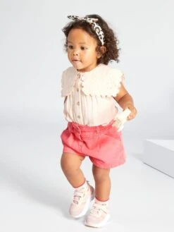 Robe En Gaze De Coton -Kiabi robe en gaze de coton rose aeu18 2 frb2 1