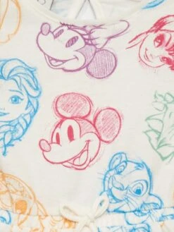 Robe En Jersey Avec Imprimé 'Dinsey' -Kiabi robe en jersey avec imprime dinsey blanc zq378 1 frb2