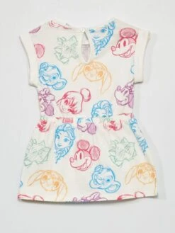 Robe En Jersey Avec Imprimé 'Dinsey' -Kiabi robe en jersey avec imprime dinsey blanc zq378 1 frb3 1