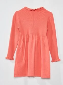 Robe En Maille Côtelée