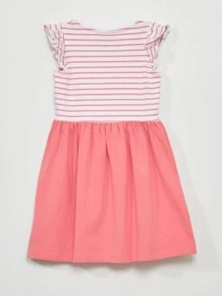 Robe En Maille Jersey Effet 2 En 1