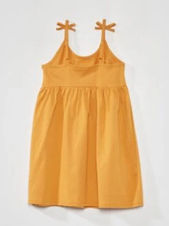 Robe évasée à Bretelles 'Minnie' -Kiabi robe evasee a bretelles minnie camel acw78 1 frb2 1