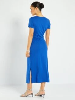 Robe Longue En Jersey 11 Robe Longue En Jersey -Kiabi robe longue en jersey bleu acj38 1 frb4