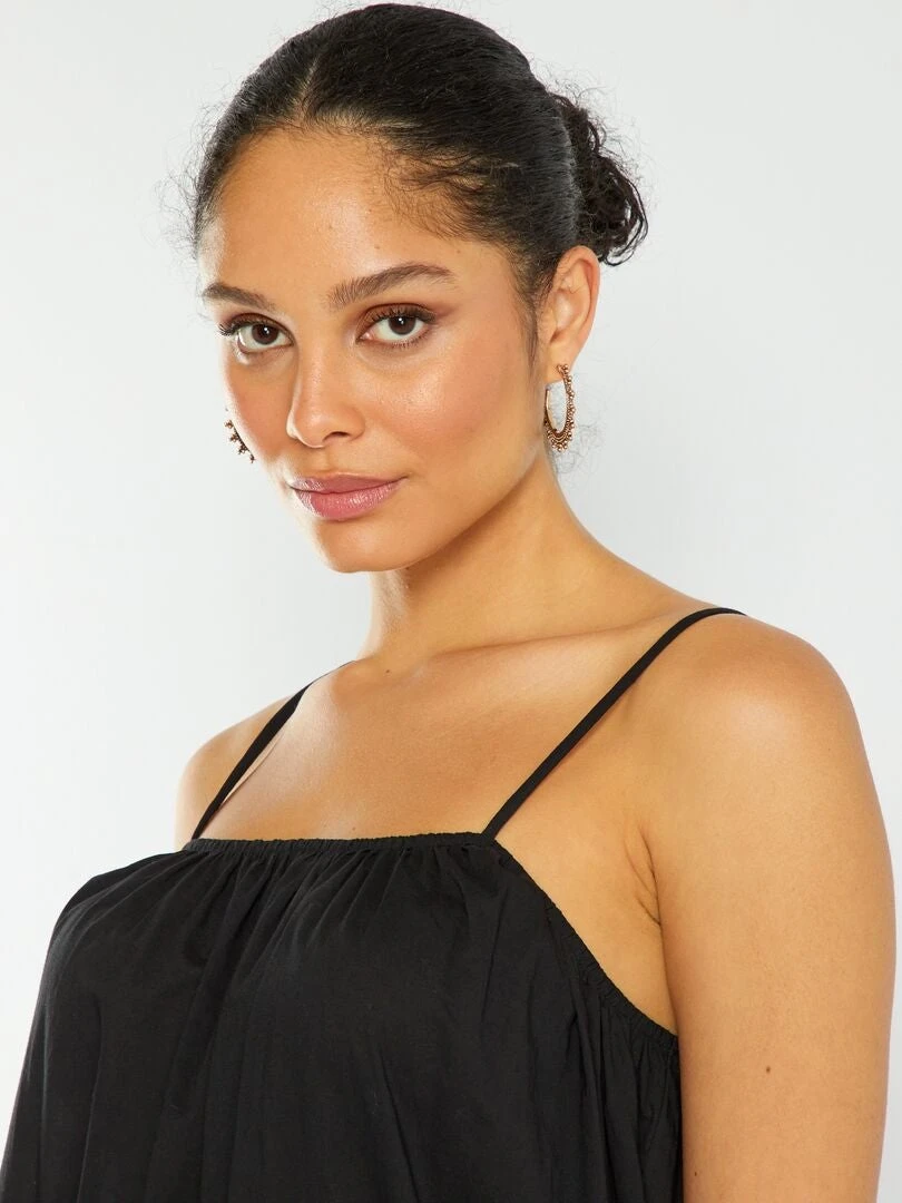 Robe Longue En Voile De Coton 7 Robe Longue En Voile De Coton – Image 5