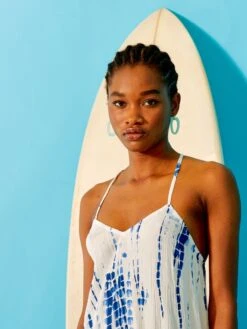 Robe Longues Tie And Die -Kiabi robe longues tie and die bleu ack28 1 frb3