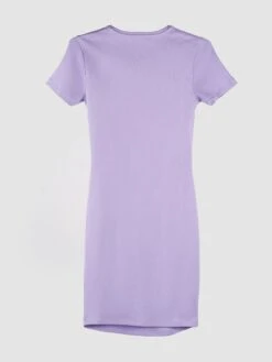 Robe Maille Côtelée -Kiabi robe maille cotelee violet amr75 4 frb4