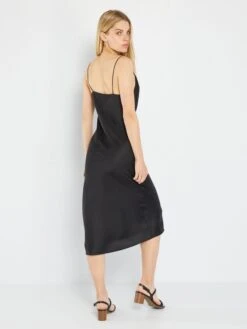 Robe Mi-longue Satinée