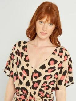 Robe Midi Avec Imprimé 'JDY' -Kiabi robe midi avec imprime jdy rose aii51 4 frb4