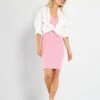 Robe Midi Côtelée -Kiabi robe midi cotelee rose awc99 1 frb5