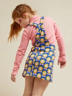 Robe Salopette Courte - Kiabi X Chacha -Kiabi robe salopette courte kiabi x chacha bleujaunerose aci66 1 frb4