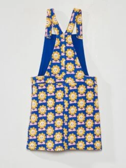 Robe Salopette Courte - Kiabi X Chacha -Kiabi robe salopette courte kiabi x chacha bleujaunerose aci66 1 frb9 1