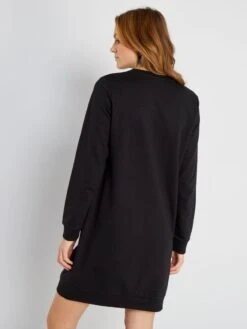 Robe Sweat En Molleton 9 Robe Sweat En Molleton -Kiabi robe sweat en molleton noir zo735 1 frb4 1