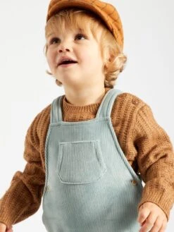 Salopette Longue En Maille Velours -Kiabi salopette longue en maille velours bleu zf974 2 frb4 1