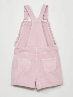 Salopette Short En Jean -Kiabi salopette short en jean mauve zr226 2 frb3 1