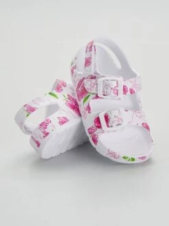 Sandales à Motif Fleuri -Kiabi sandales a motif fleuri fuchsia ale11 1 frb5 1