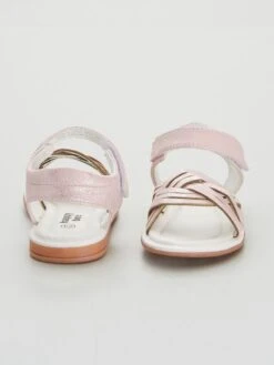 Sandales à Scratch Pailletées -Kiabi sandales a scratch pailletees rose ale30 1 frb3