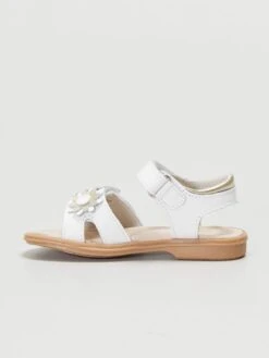 Sandales à Scratchs En Cuir -Kiabi sandales a scratchs en cuir blanc ale08 1 frb4