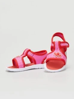 Sandales En Textile 'coeurs'