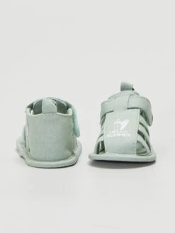 Sandales En Tissu -Kiabi sandales en tissu vert zq071 1 frb3