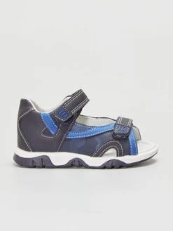 Sandales Ouvertes à Scratchs -Kiabi sandales ouvertes a scratchs bleu alc65 1 frb2