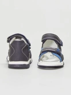 Sandales Ouvertes à Scratchs -Kiabi sandales ouvertes a scratchs bleu alc65 1 frb3