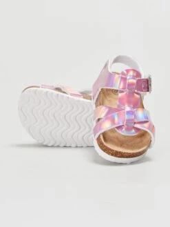 Sandales Plates Irisées -Kiabi sandales plates irisees rose acr81 1 frb5 1