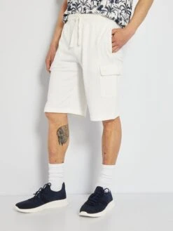 Short Bermuda En Molleton -Kiabi short bermuda en molleton blanc zn313 4 frb2