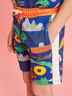 Short Bermuda En Molleton - Kiabi X Dans Les Dents -Kiabi short bermuda en molleton kiabi x dans les dents bleu ane73 2 frb3