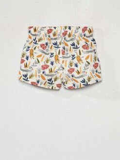 Short De Bain à Motif -Kiabi short de bain a motif blanc zr552 2 frb2 1