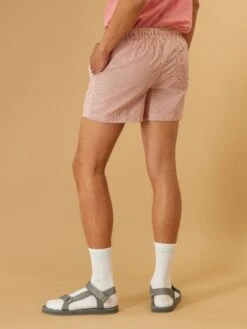 Short De Bain à Rayures -Kiabi short de bain a rayures rouge zr618 3 frb3