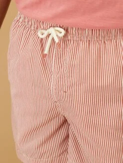Short De Bain à Rayures -Kiabi short de bain a rayures rouge zr618 3 frb5