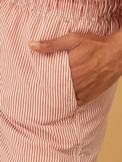 Short De Bain à Rayures -Kiabi short de bain a rayures rouge zr618 3 frb6 1