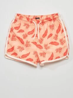 Short De Bain à Taille élastiquée -Kiabi short de bain a taille elastiquee rouge zr964 1 frb5