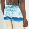 Short De Bain Avec Imprimé -Kiabi short de bain avec imprime bleu zr621 1 frb3