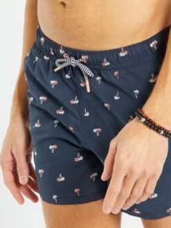 Short De Bain Brodé -Kiabi short de bain brode bleu zq516 1 frb3