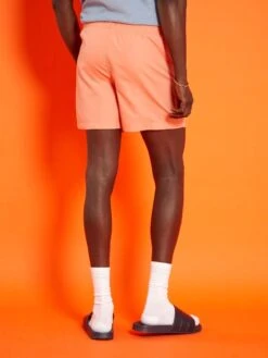 Short De Bain Uni -Kiabi short de bain uni orange zq093 3 frb3