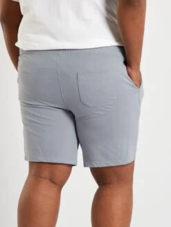 Short De Pyjama French Terry -Kiabi short de pyjama french terry bleu gris zq809 1 frb3