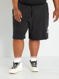 Short De Sport 'adidas' En Molleton -Kiabi short de sport adidas en molleton noir aau33 1 frb3