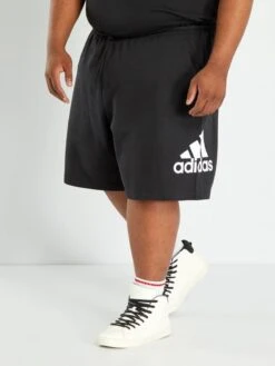 Short De Sport 'adidas' En Molleton -Kiabi short de sport adidas en molleton noir aau33 1 frb5