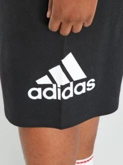 Short De Sport 'adidas' En Molleton -Kiabi short de sport adidas en molleton noir aau33 1 frb6
