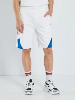 Short En Molleton - Allez Les Bleus -Kiabi short en molleton allez les bleus blanc zn128 1 frb3