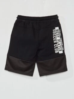 Short En Molleton Bi-matière