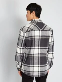 Surchemise à Carreaux 13 Surchemise à Carreaux -Kiabi surchemise a carreaux carreaux gris zj586 3 frb5