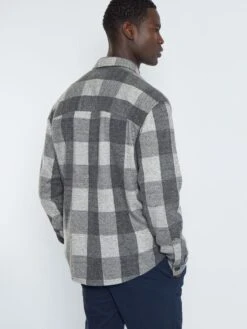 Surchemise à Carreaux En Flanelle -Kiabi surchemise a carreaux en flanelle gris zh039 4 frb5