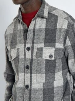 Surchemise à Carreaux En Flanelle -Kiabi surchemise a carreaux en flanelle gris zh039 4 frb6 1