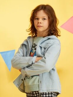 Surchemise En Jean -Kiabi surchemise en jean bleu zq178 1 frb3