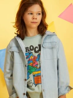 Surchemise En Jean -Kiabi surchemise en jean bleu zq178 1 frb5